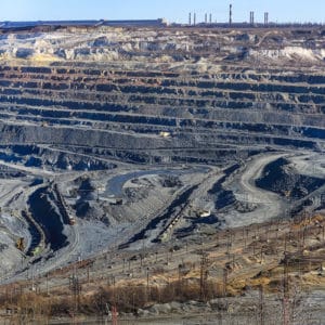 Photo of a mining field