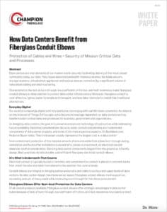 Fiberglass electrical conduit installation in construction trench wp