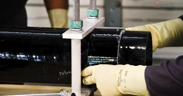 Fiberglass conduit wp split anchor video installation process.