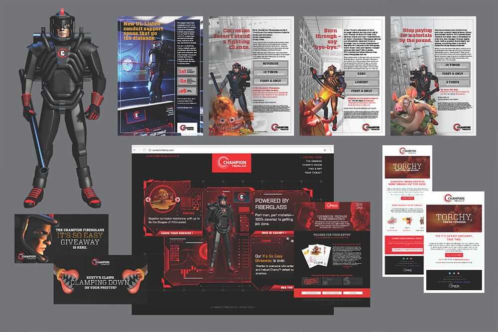 Champion Fiberglass Hero Campaign