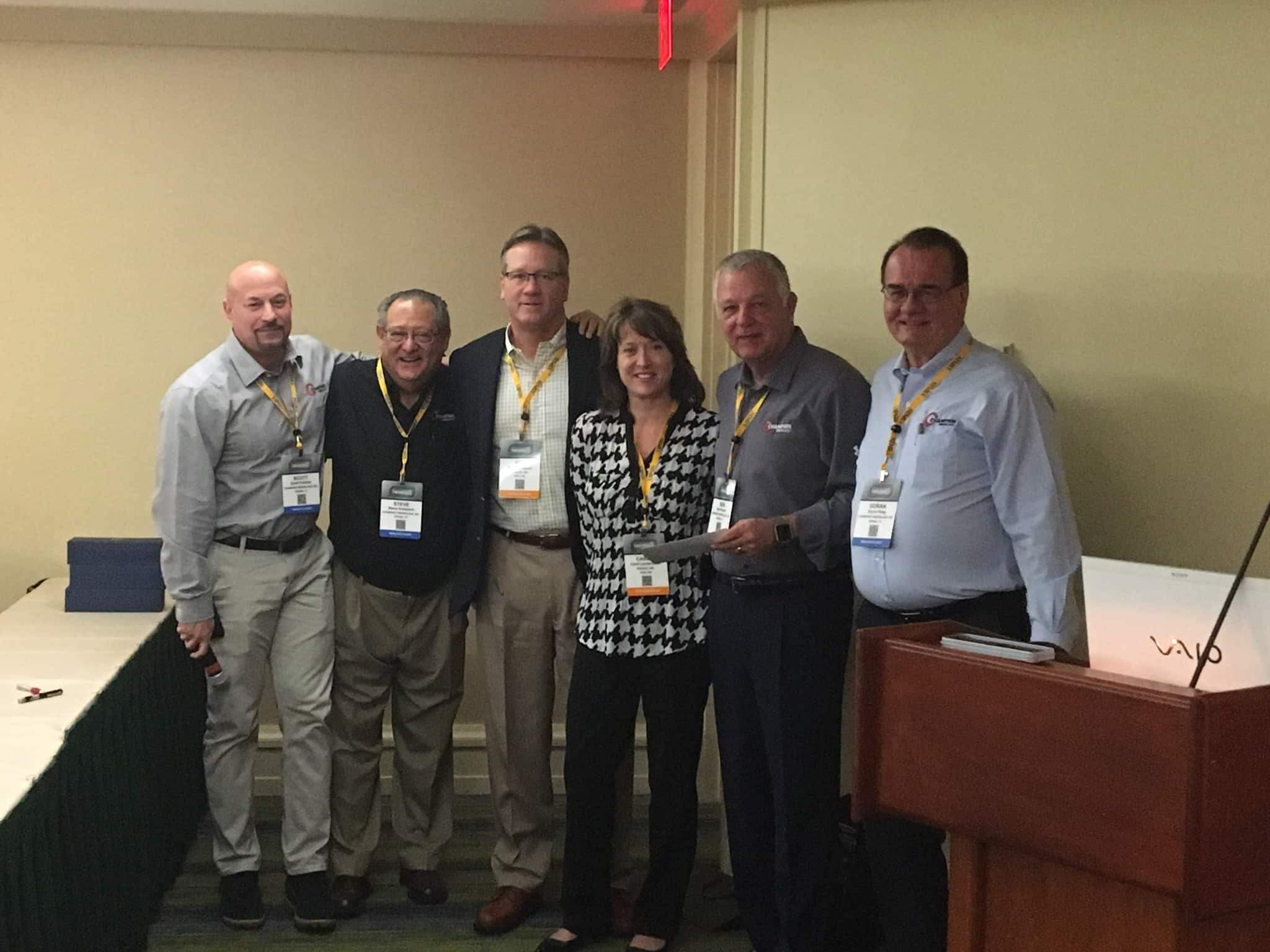 Scott Patchan, Steve Goldstein, Ken Spridgeon, Carol Louderback, Bob Reeger, Goran Haag